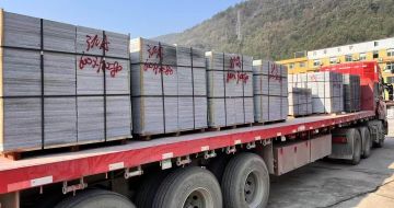 鹰潭 芝麻灰地铺石出货日常