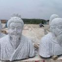 鹰潭 白麻花岗岩石材人物立体雕刻
