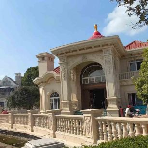 鹰潭 黄金麻花岗岩欧式别墅