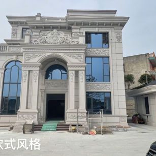 鹰潭 白麻花岗岩别墅外墙干挂