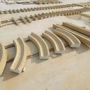 鹰潭 黄金麻花岗岩别墅线条