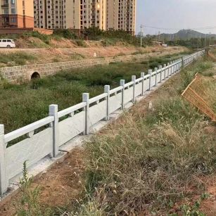 鹰潭 白麻河道栏杆效果展示图