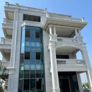 鹰潭 白麻花岗岩别墅外墙干挂效果展示