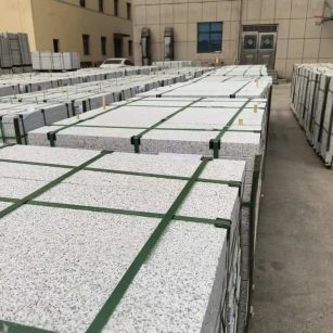 鹰潭 白麻花岗岩5.0公分荔枝面地铺石