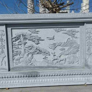 鹰潭 芝麻白大型照壁，屏风，影壁