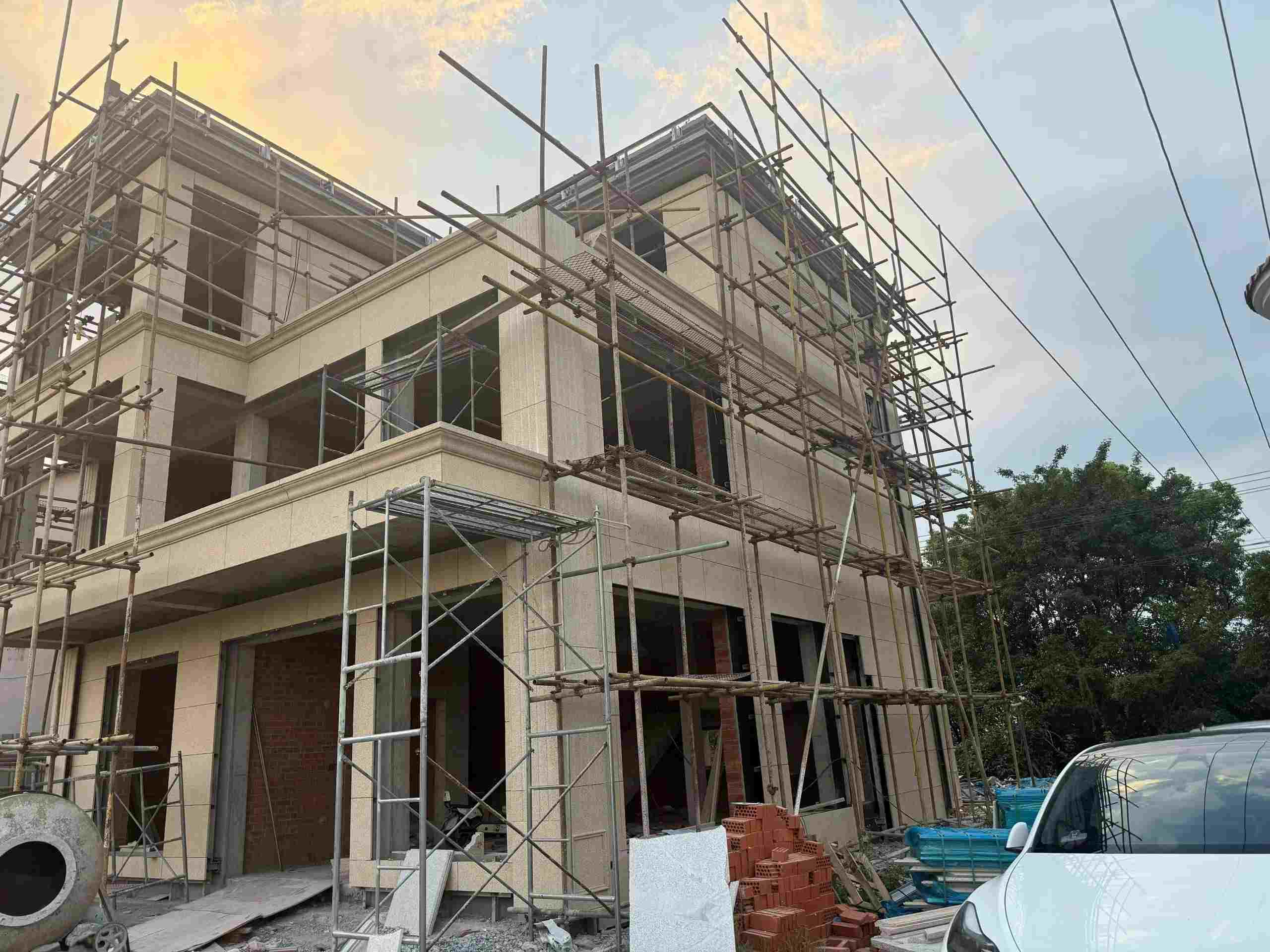 鹰潭 黄金麻荔枝面花岗岩外墙干挂