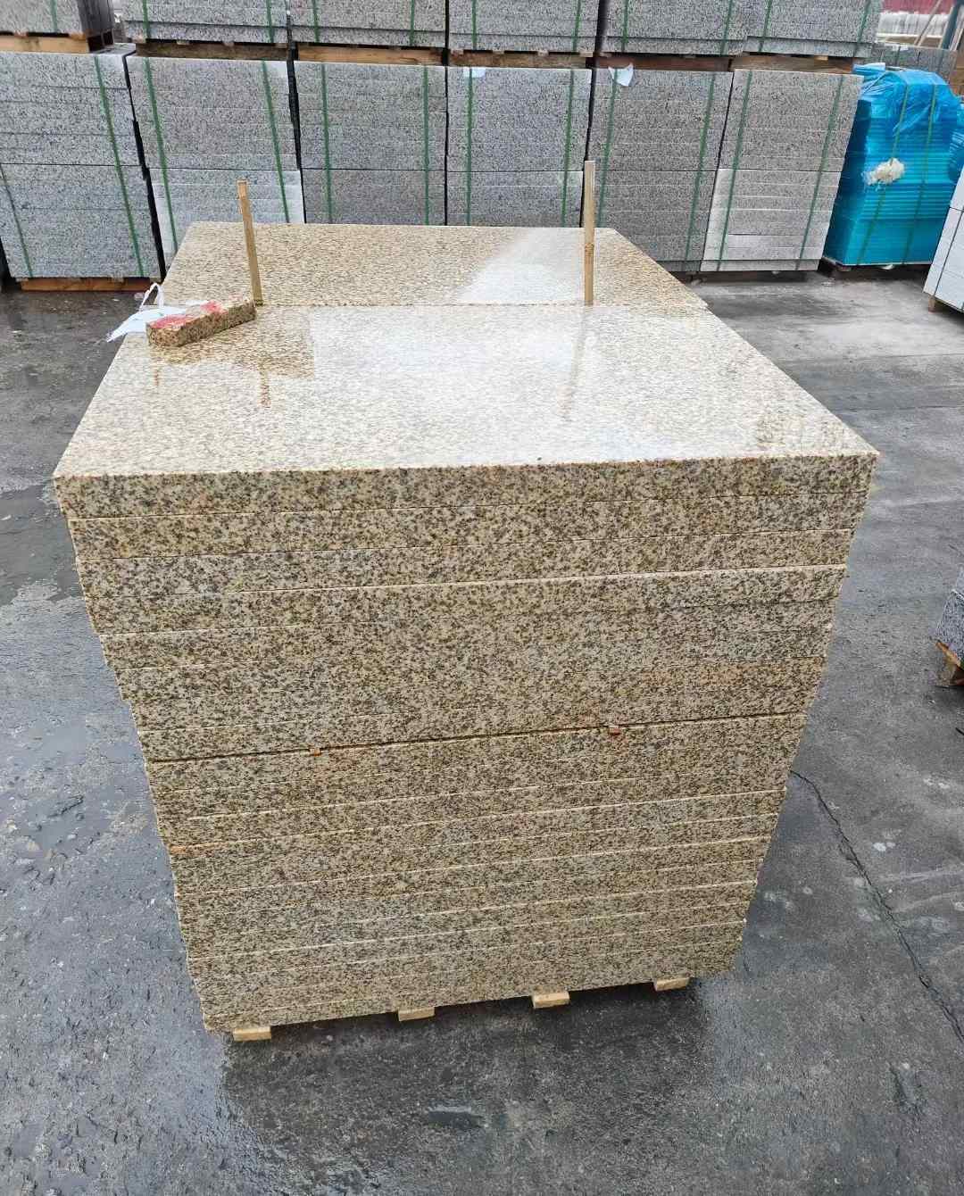 鹰潭 湖北黄金麻花岗岩石材荔枝面外墙石材