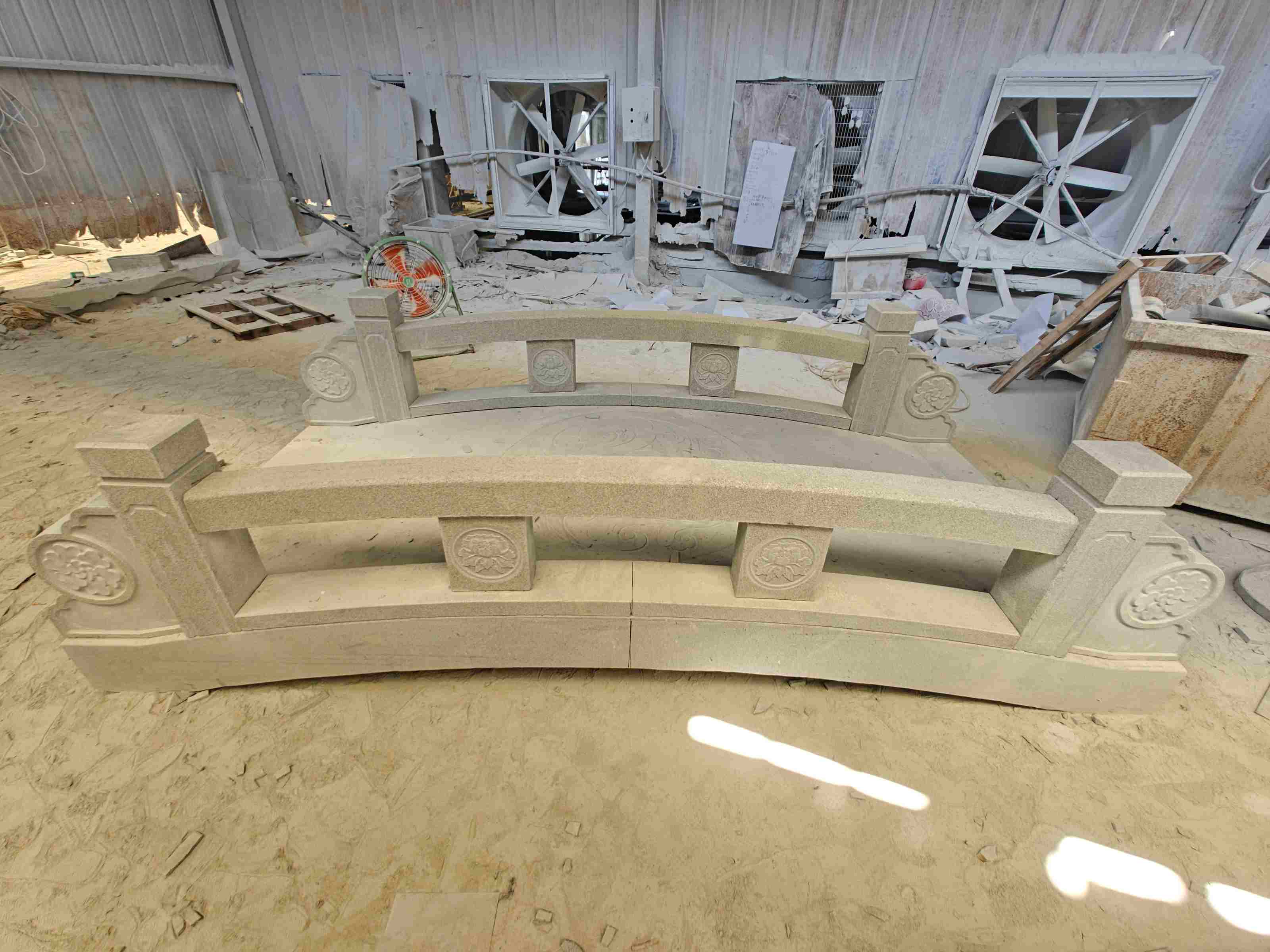 鹰潭 芝麻灰花岗岩异形加工-拱桥，石桥