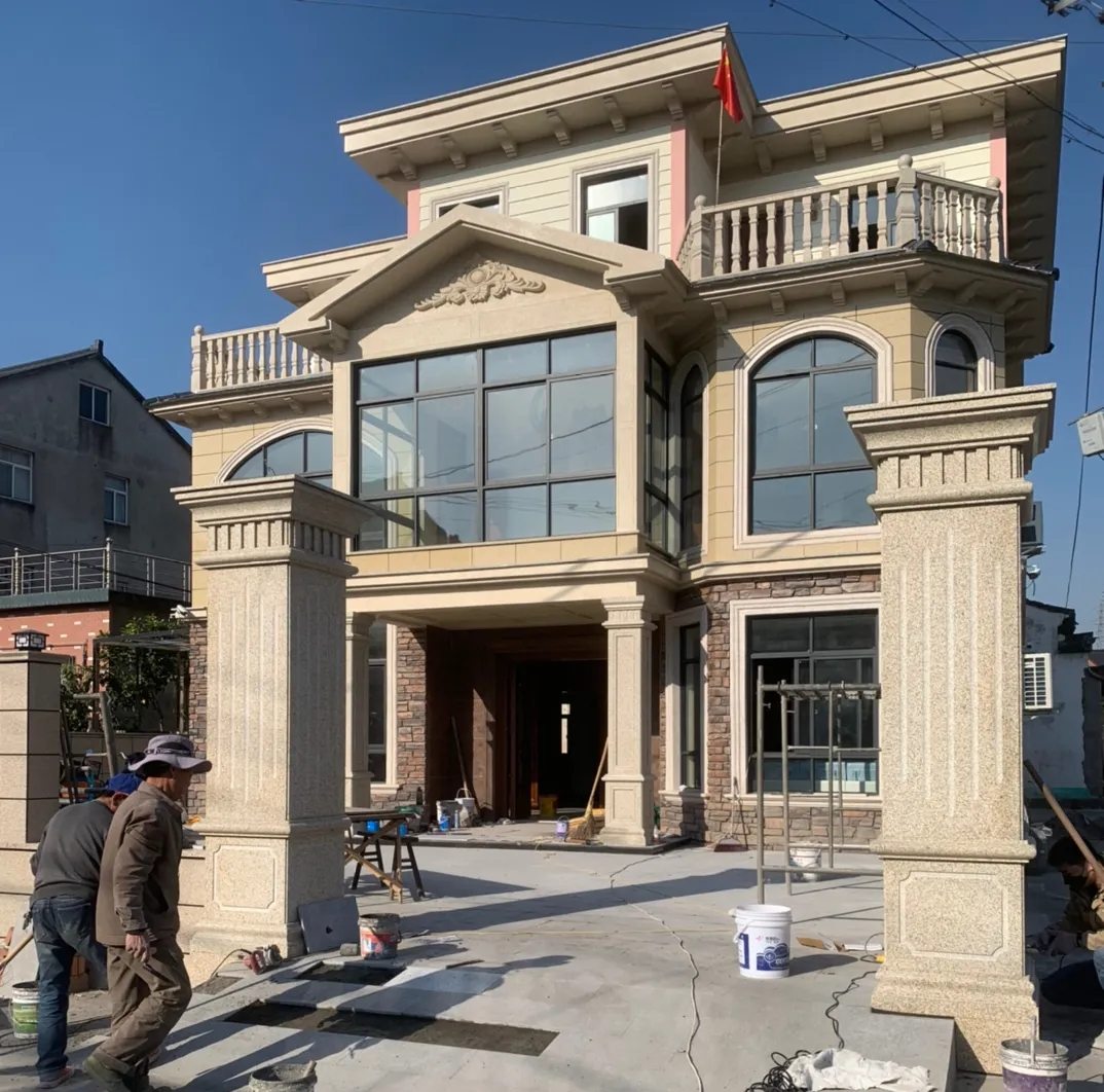 鹰潭 黄金麻花岗岩荔枝面别墅外墙干挂私家专属