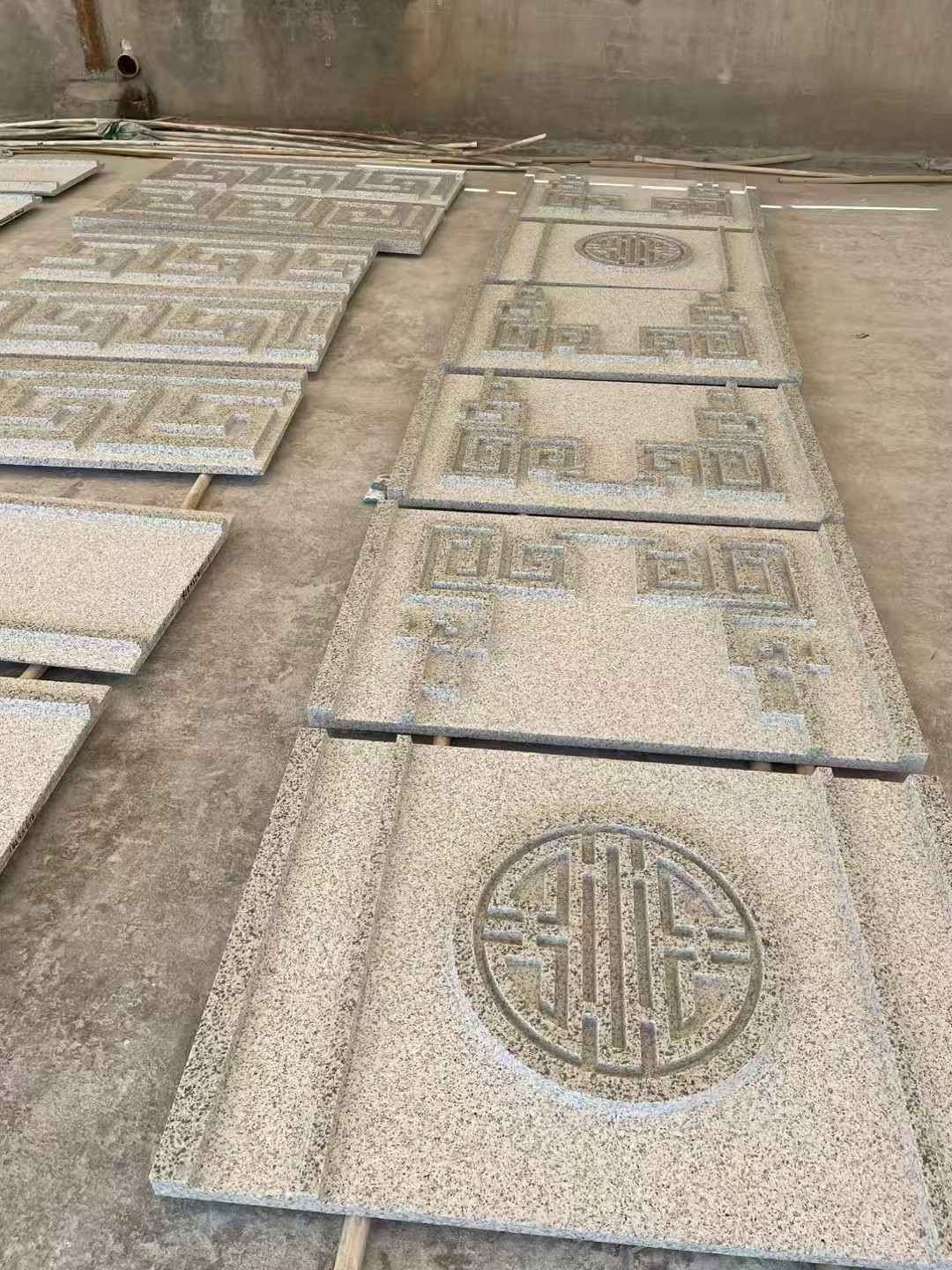 鹰潭 白麻花岗岩外墙立面雕刻板