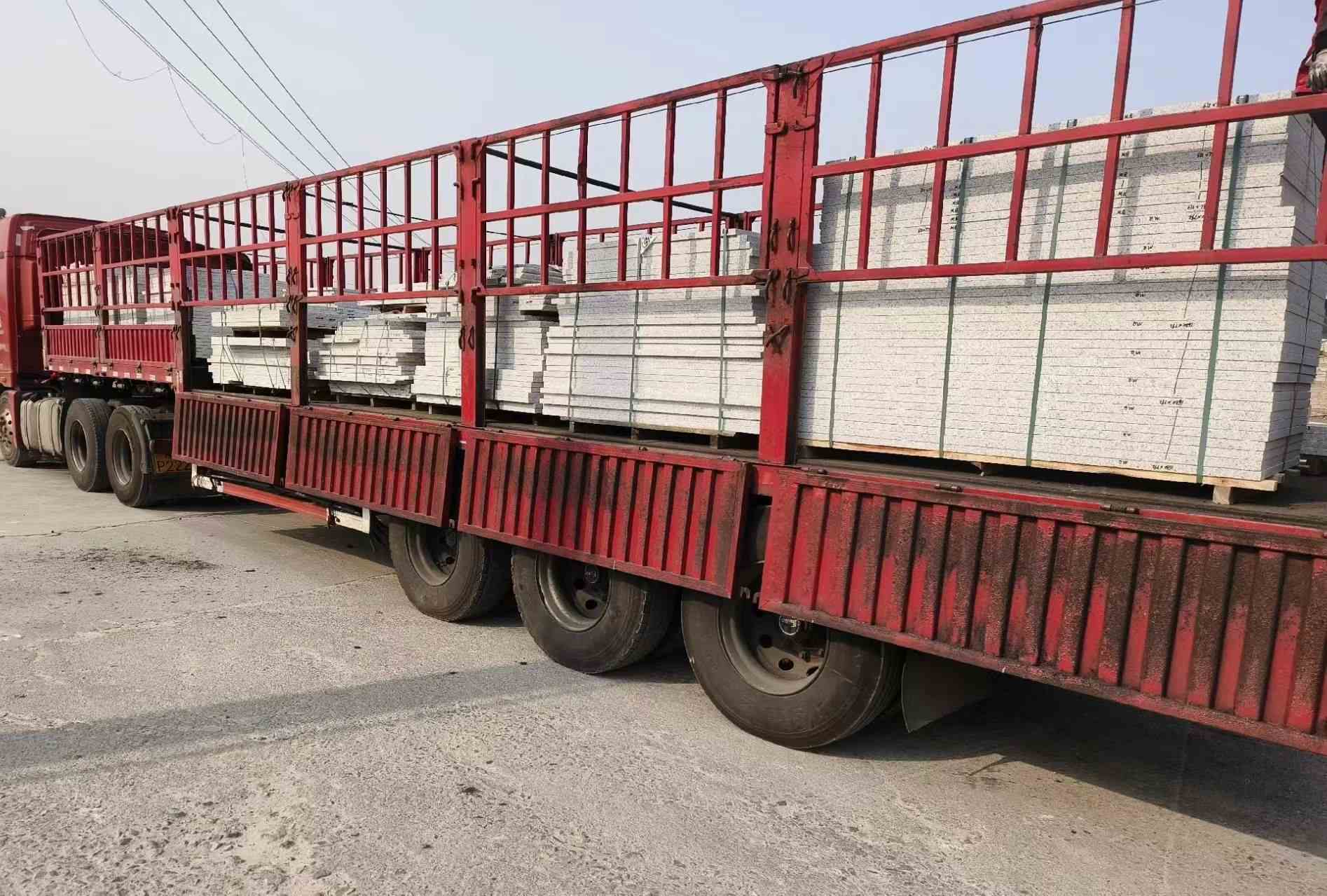 鹰潭 白麻荔枝面外墙干挂，工厂装车日常