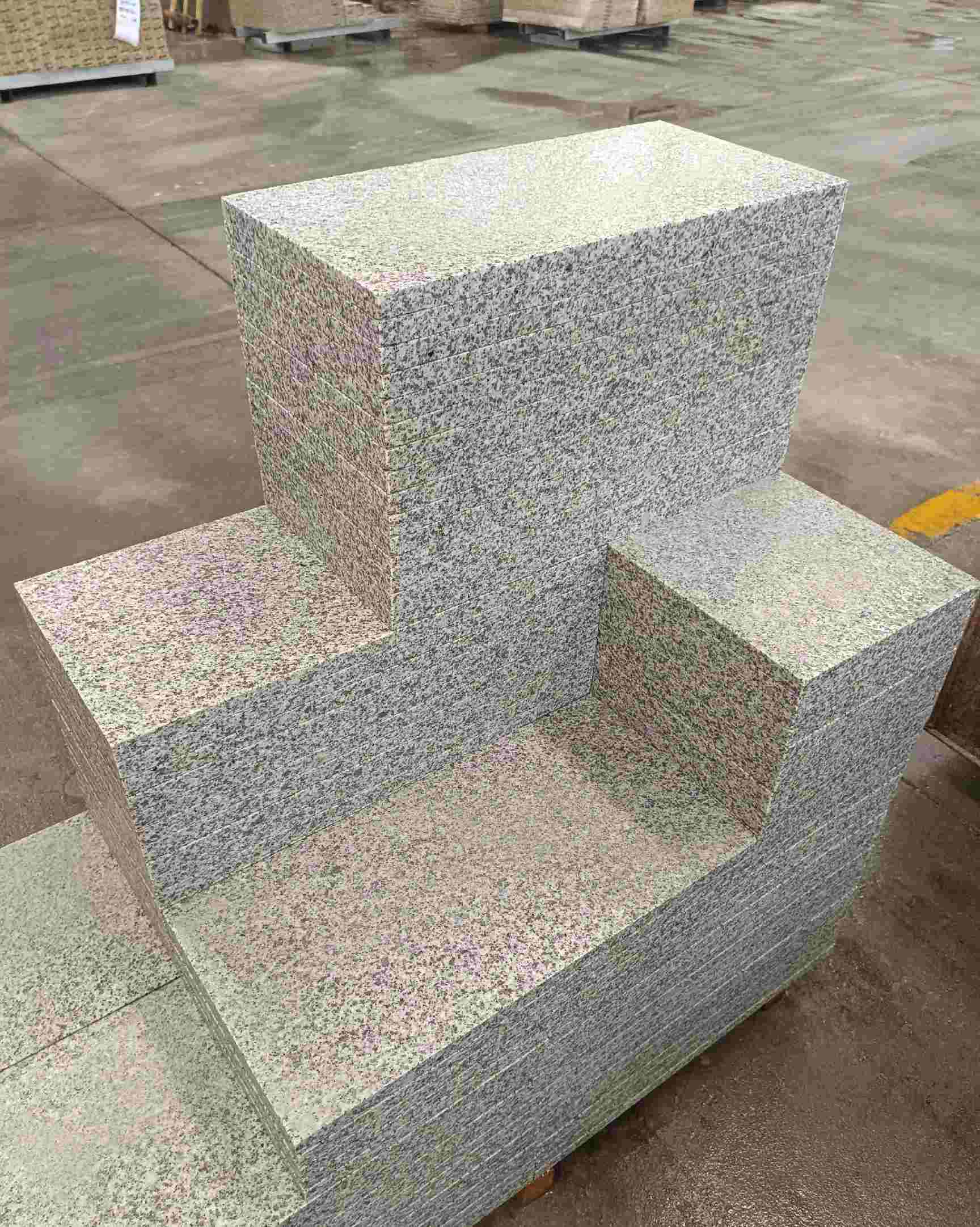 鹰潭 白麻花岗岩荔枝面地铺石