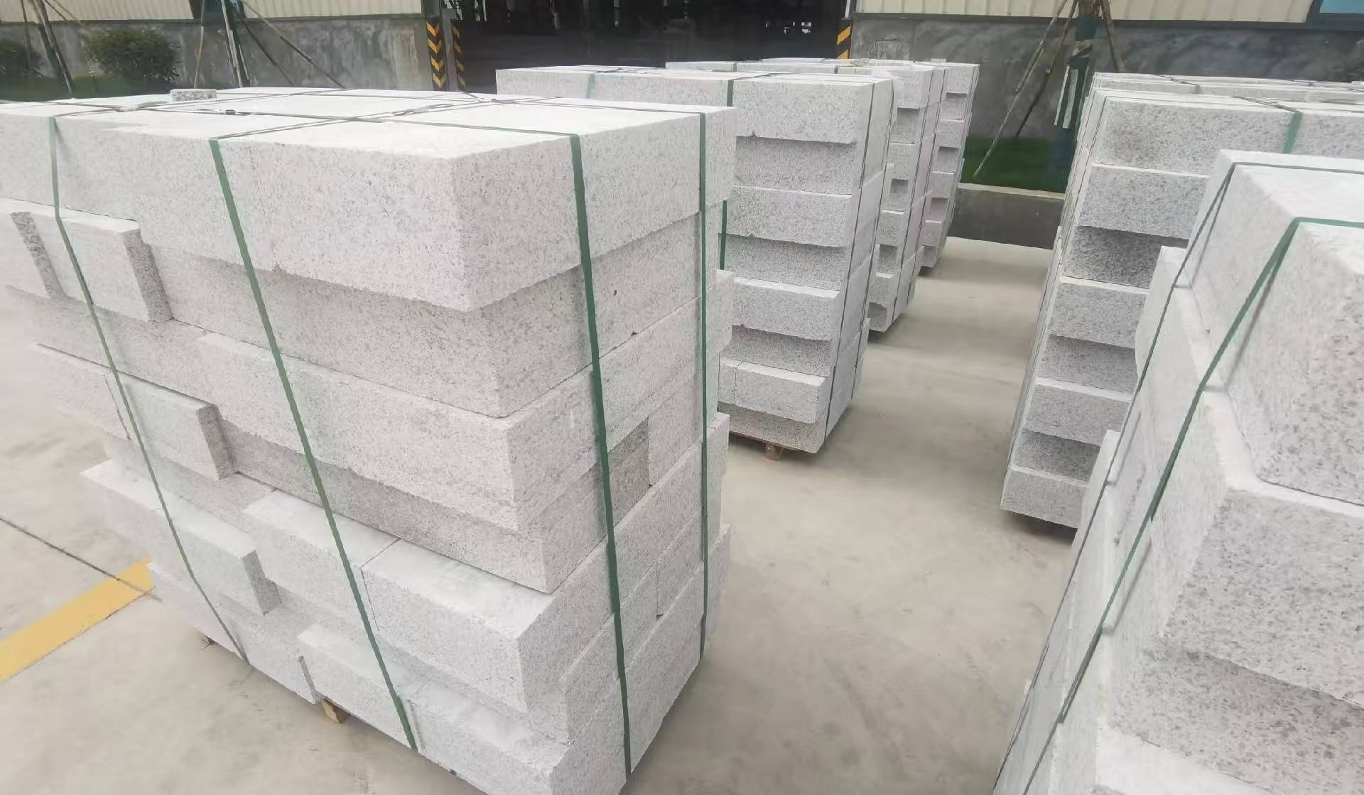 鹰潭 白麻花岗岩路沿石，立缘石，平缘石，路牙石，道牙石，马路牙子等